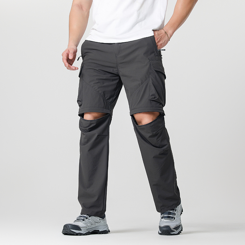 Outdoor Adventure Gear - Men's Cargo Hiking Convertible Pants, Waterproof,
