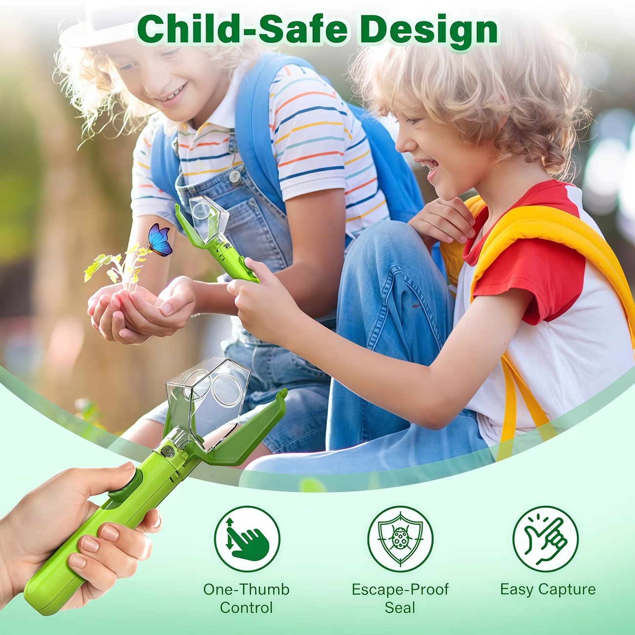 Handheld Insect Catcher with 6 - Outdoor Adventure Learning ulasan dan harga