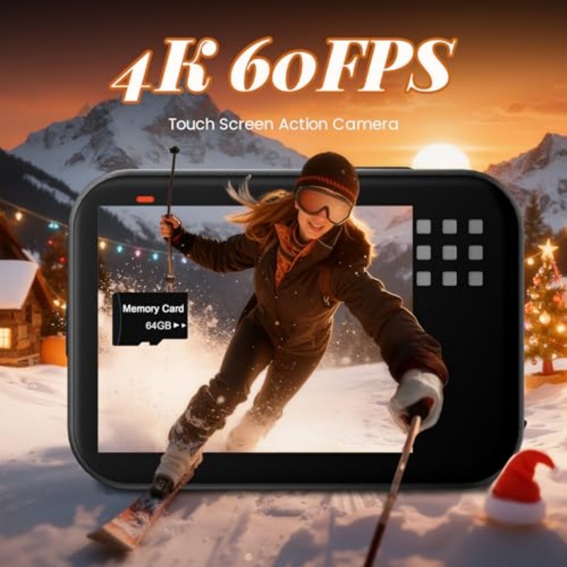 Mini body camera, 2K action ca - Outdoor Adventure Series ulasan dan harga