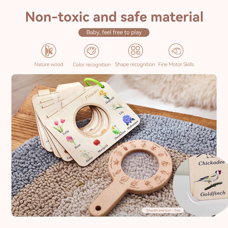 Wooden Magnifying Glass Outdoo - Outdoor Adventure Learning ulasan dan harga