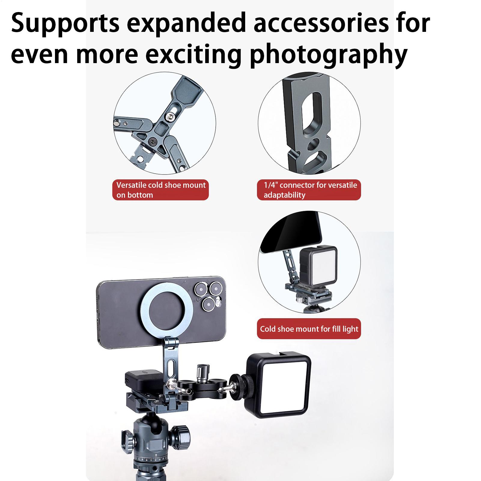 Magnetic Phone Tripod Mount Fo - Outdoor Adventure Degree ulasan dan harga