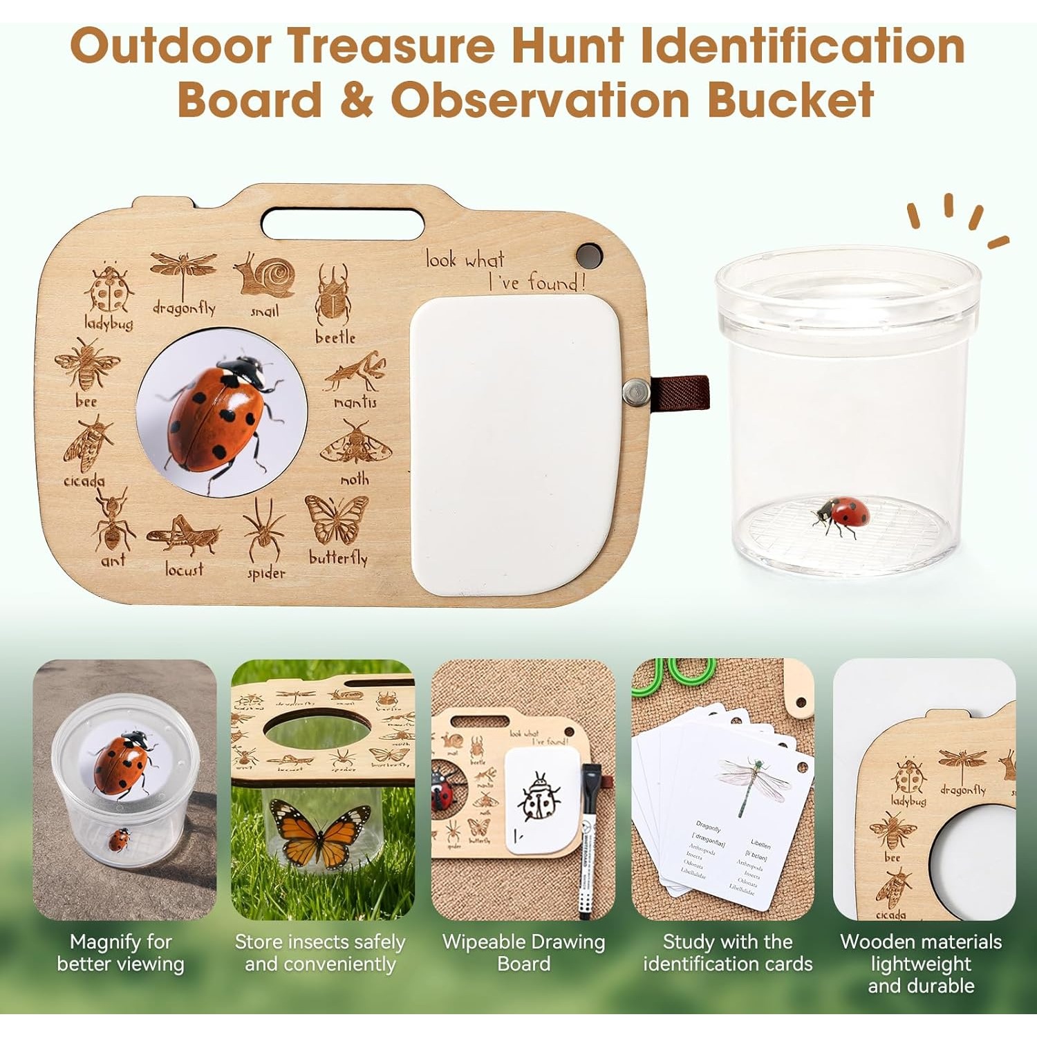 Bug Catcher Kit for Kids with  - Outdoor Adventure Learning ulasan dan harga