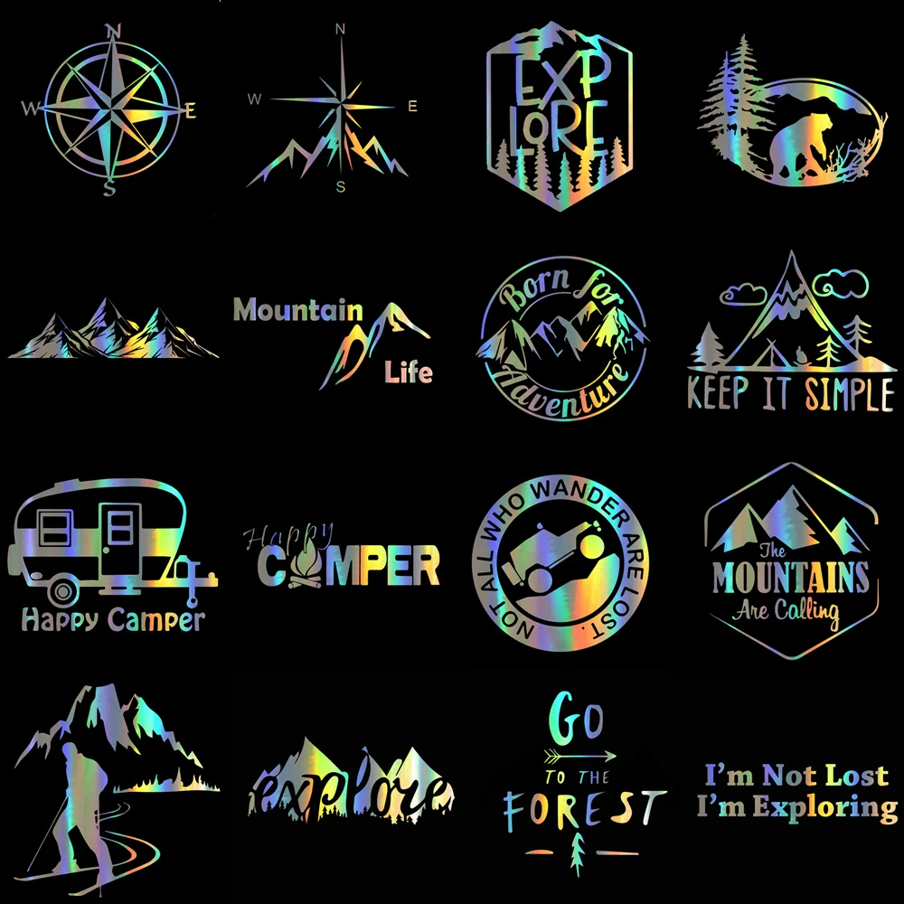 Car Stickers Adventure Outdoor - Outdoor Adventure Series ulasan dan harga