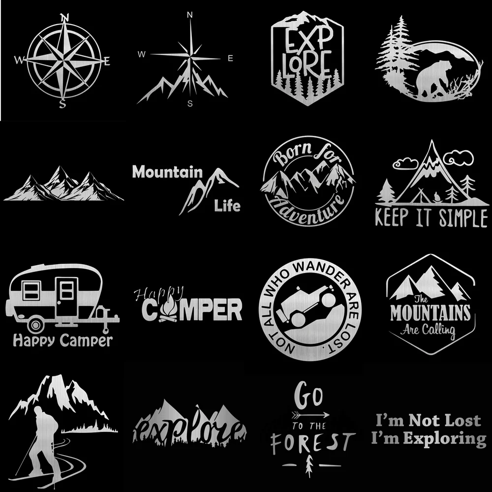 Car Stickers Adventure Outdoor - Outdoor Adventure Series ulasan dan harga